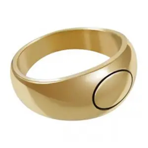 Yiwu Aceon de acero inoxidable IPG chapado en oro joseph smith anillo