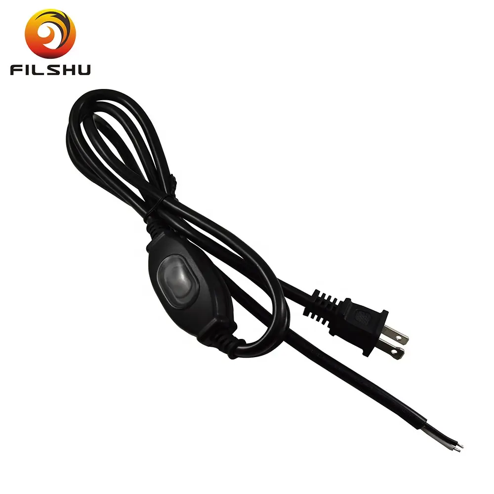 1.5 M 18AWG 2pin Kabel Listrik AS dengan IP65 Xx-204 Tahan Air Switch