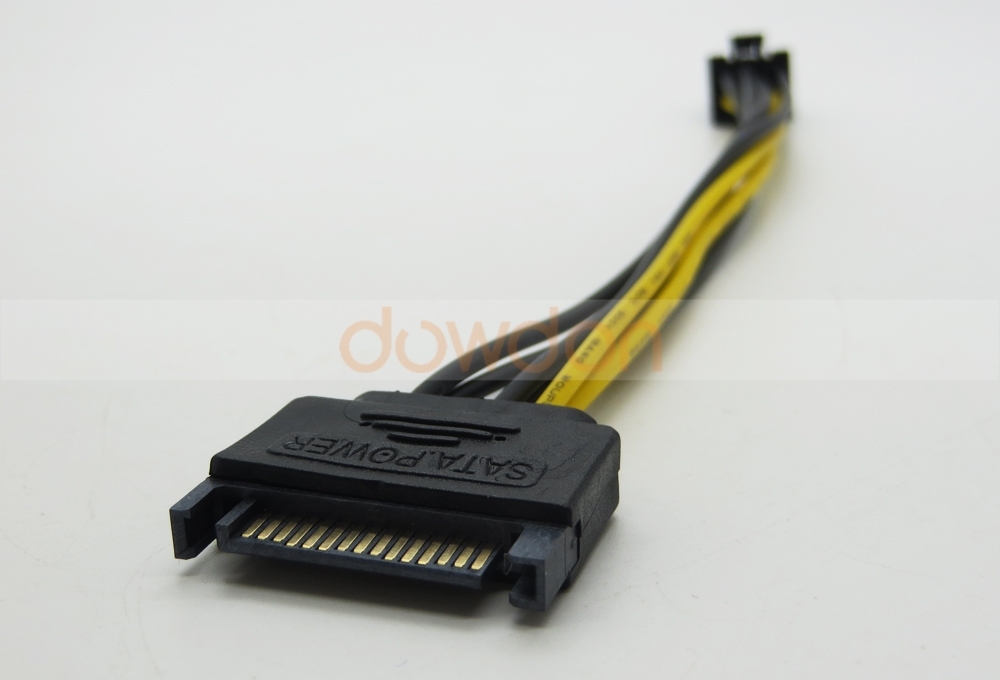 Câble adaptateur répartiteur d'alimentation SATA en Y 15 broches SATA Câble adaptateur répartiteur d'alimentation SATA en Y 15 broches SATA