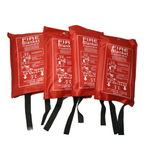 Coperta Antincendio in Offerta a Basso Prezzo 1.0*1.0m, 1.2*1.2m e 1.2*1.8m Tessuto in Fibra di Vetro per Estinzione di Emergenza - Product Image 6