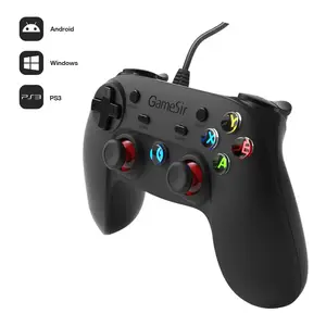 لوحة ألعاب بزر Led, زر Led gamesir اليد لطيف الشعور السلكية USD لوحة ألعاب للكمبيوتر و PS3