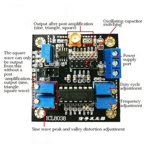Taidacent任意波発生器ICL8038FSK変調低周波信号源精密関数発生器 - Product Image 3