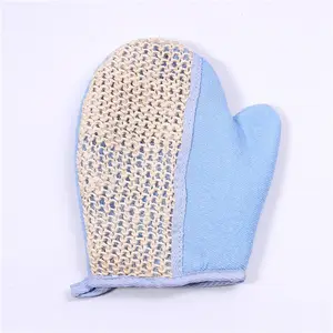 Promotion Natural exfoliating bath shower loofah mitt cleaning natural sissal bath glove