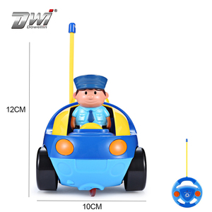 2 canali principianti bambini Cartoon Car Police Mini <span class=keywords><strong>RC</strong></span> Car is Perfect Gift Toys - Product Image 2