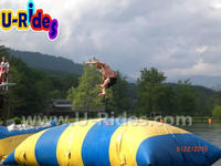Trampoline gonflable jouet catapulte de saut gonflable blob oreiller d'eau gonflable blob prix de la goutte d'eau pour le lac