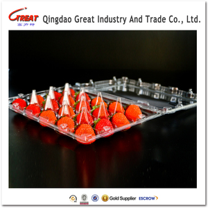 Transporte de mascotas desechable, contenedor de concha transparente, <span class=keywords><strong>caja</strong></span> de plástico de <span class=keywords><strong>fruta</strong></span> <span class=keywords><strong>para</strong></span> embalaje de fresa - Product Image 5