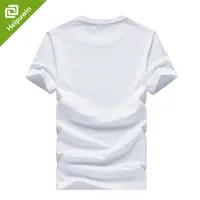 Impression personnalisée t-shirt polyester Spandex hommes Manches courtes t-shirts l'impression coton pas cher prix
