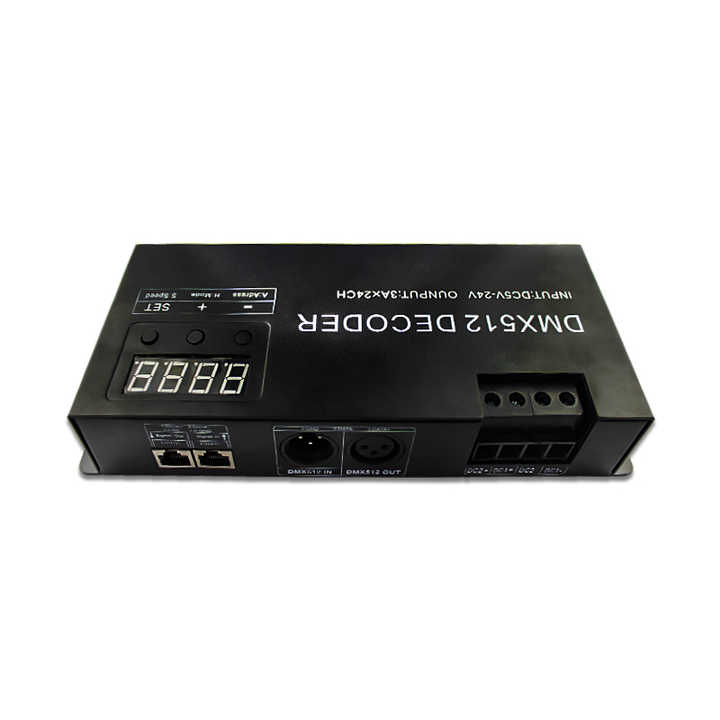 24 Channel DMX512 Controller for LED Strips - 2-Year Warranty