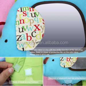 Juguete de peluche de elefante para bebé, espejo seguro, juguete educativo inteligente para bebés de 0 a 1 año - Product Image 4