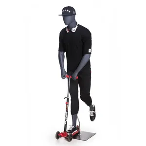 MS-1 Groothandel mannelijke moving action scooter sport mannequin