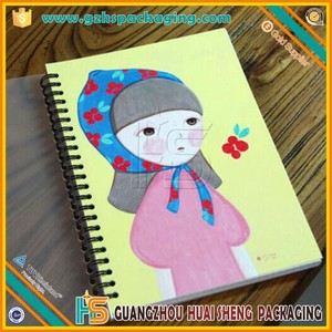 Moda espiral diseño dibujo libro bosquejo del libro con pegatinas maquillaje bosquejo cartera - Product Image 1