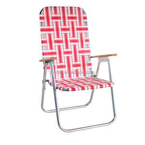Chaise longue pliante en aluminium avec sangle en toile - Product Image 2