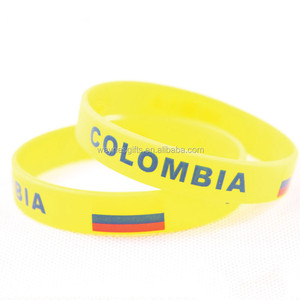Pulsera <span class=keywords><strong>de</strong></span> silicona con impresión personalizada, pulsera <span class=keywords><strong>de</strong></span> Colombia - Product Image 1