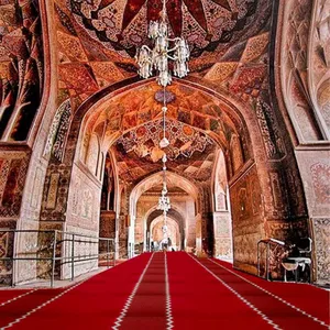 Nuevo moderno impermeable antideslizante de pared a pared mezquita alfombra para hotel de lujo