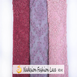 <span class=keywords><strong>Tela</strong></span> de encaje de <span class=keywords><strong>tul</strong></span> suizo para vestido de novia, venta al <span class=keywords><strong>por</strong></span> mayor de fábrica - Product Image 5