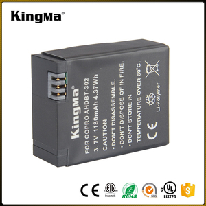 KingMa Camera Action Accessoires 1180 mAh <span class=keywords><strong>Batterie</strong></span> Au Lithium de Remplacement pour <span class=keywords><strong>GoPro</strong></span> Hero 3 <span class=keywords><strong>Batterie</strong></span> AHDBT-302 AHDBT302 - Product Image 4