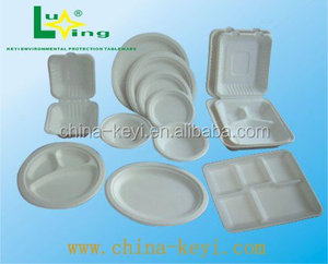 Năm khoang thân thiện với môi trường dùng một lần trường/Nhà Tù khay thức ăn không pfas - Product Image 4