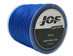 Ligne de pêche avec 4 tissés de couleur rose PE