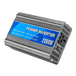 Dc to ac pure sine inverter 12v 220v 2000w power inverter/inversor/invertor