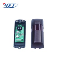 Sensor Infrarrojo de Haz Único YET609, Sensor Automático para Puertas, Fotocélula para Puertas, Sistema de Control de Seguridad con Haces de Luz