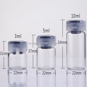 Bán buôn và tùy chỉnh 3ml 5ml 10ml <span class=keywords><strong>Borosilicate</strong></span> chai thủy tinh với nhựa điền Off <span class=keywords><strong>cap</strong></span> - Product Image 2
