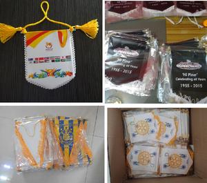 Mini logotipo personalizado <span class=keywords><strong>para</strong></span> Club de fútbol, Bandera de intercambio, banderín de partido <span class=keywords><strong>para</strong></span> estudiantes <span class=keywords><strong>universitarios</strong></span> - Product Image 3