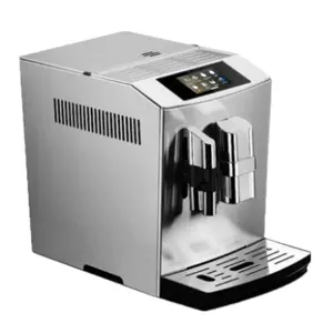 one touch cappuccino black&silver commercial fully automatic coffee machine