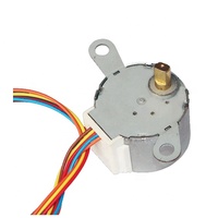 Moteur pas à pas à aimant permanent 4 phases DC 5V pour kit caméra IP 3 axes, rotation CW/CCW max 40dB
