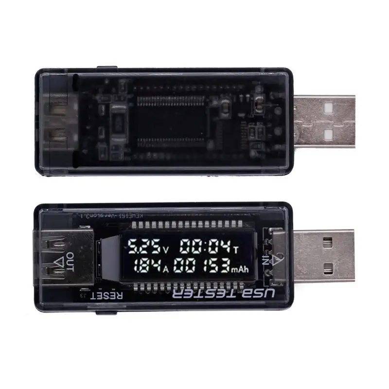 USB 5 в 9 в 12 В 20 в QC 2,0 3,0 тестер емкости зарядного устройства с ЖК-дисплеем измеритель емкости зарядного устройства USB измеритель мощности текста вольтметр скидка 15%
