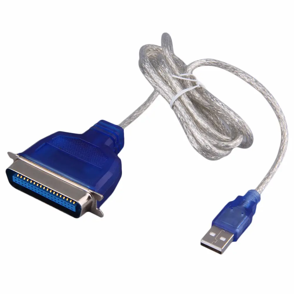 USB CN36 yazıcı kablo USB paralel IEEE 1284 36 Pin yazıcı adaptör konnektör kablosu