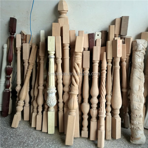 Cầu Thang Gỗ Lan Can Spinles <span class=keywords><strong>Newel</strong></span> <span class=keywords><strong>Post</strong></span> Lan Can - Product Image 1