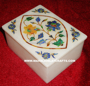 Stone Inlay Jewellery Box - Product Image 1