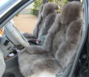 Genuine Long Hair <strong>Sheepskin</strong> <strong>Car</strong> <strong>Seat</strong> <strong>Cover</strong>/Winter warmer <strong>car</strong> <strong>Seat</strong> Cushion - Product Image 1