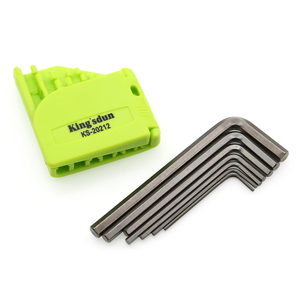 7 pz <span class=keywords><strong>Set</strong></span> Resistente acciaio al Cromo-vanadio Combinazione Metric Chiave Esagonale L-Chiave A Brugola Esagonale Strumento Meccanico <span class=keywords><strong>Set</strong></span> - Product Image 2