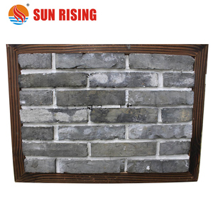 Vente en gros d'usine - Briques murales à face fendue, grises, anciennes, fines, pour la décoration murale des hôtels - Product Image 6