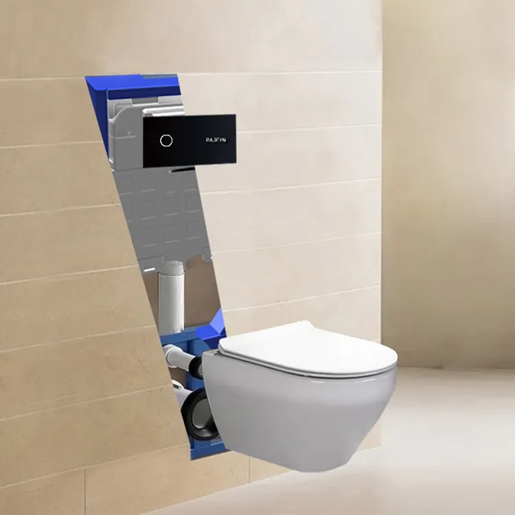 Automatic Concealed Cistern Sensor Flush System for Wall Hung WC Toilet