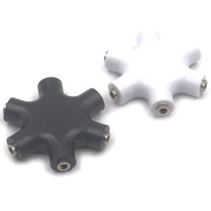 3.5mm Per Cuffie Splitter per Presa <span class=keywords><strong>Jack</strong></span> 3.5 <span class=keywords><strong>Audio</strong></span> 5 Modo 6 Porta Connettore Femmina - Product Image 4