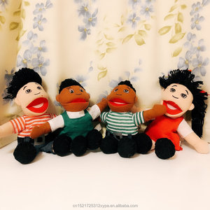 Bán Buôn Nhà Máy Tùy Chỉnh Nhân Vật Hoạt Hình Con Rối Tay Nhồi Bông Với Bông - Product Image 5