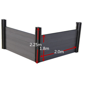 WPC barato decoración valla barandilla pérgola Pavilion poste - Product Image 1