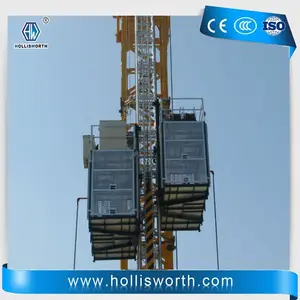 Double Cage Construction Building Hoist