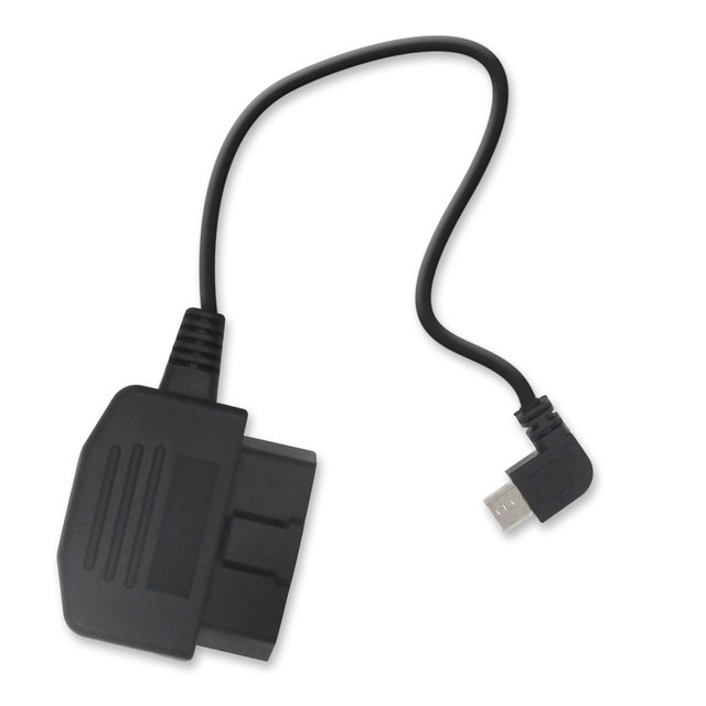 12~24V OBD2 16pin to 5V 2.1A Micro USB Cable Interface OBDII Auto Car DVR OBD Charing Cable