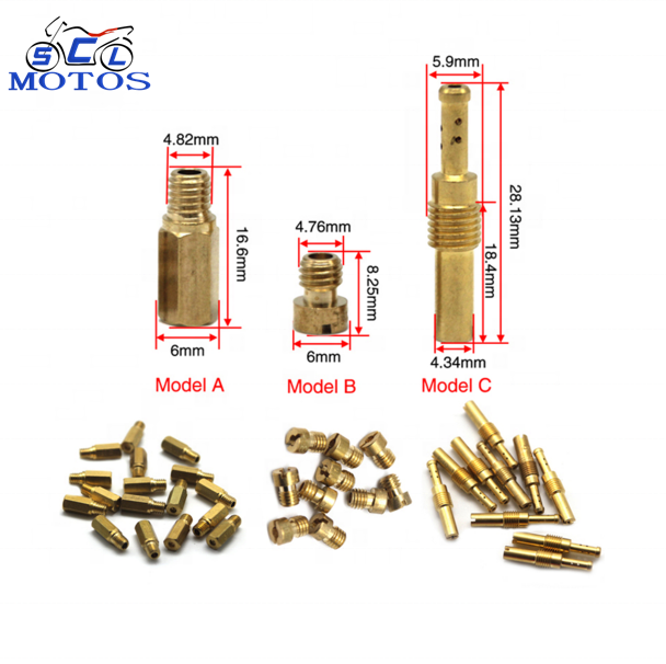 Универсальный мотоциклетный основной струйный набор P.W.K карбюратора, медленный струйный Набор для запчастей KOS OK KEI