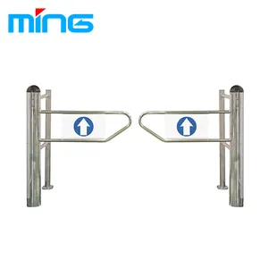 supermarket swing speed automatic entrance gate access control safety counter display entry turnstile