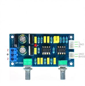 Hot vender NE5532 subwoofer placa tom placa amplificador HIFI amplificador board módulo frente baixa filtro passa - Product Image 4