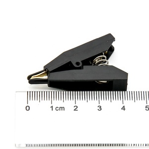 Pequeña abrazadera de cocodrilo Kelvin con Pinza de resorte 10A al por mayor con enchufe de conector de prueba de energía de batería de coche de nailon - Product Image 2