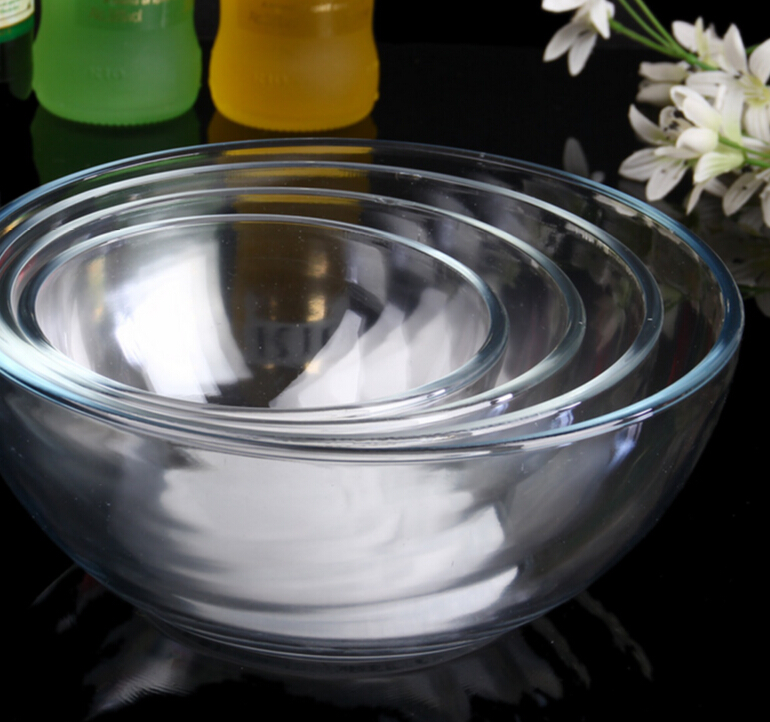 Slant Cut Glass Bowl,Glass Dessert bowl,Glass Terrarium glass salad bowl  with print