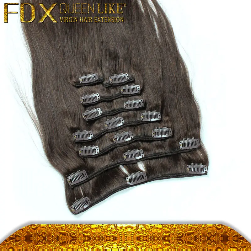 Extensions de cheveux remy avec clip, cheveux humains du brésil, livraison rapide,