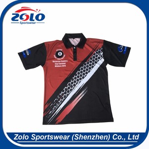 Proveedor directo de fábrica de los hombres de impresión creat mi propio diseño de la camiseta camisa de polo - Product Image 6
