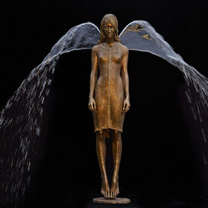 Escultura de Bronce de Arte Moderno para Exteriores Vincentaa, Escultura Abstracta de Chica para Hotel, <span class=keywords><strong>Plaza</strong></span>, Centro Comercial, Fuente - Product Image 1