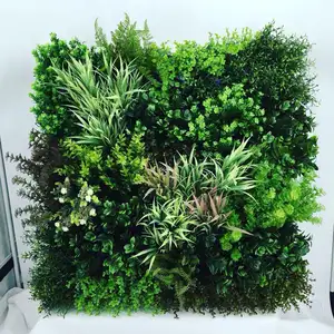little plants artificial\ vertical green garden plant wall \grass wall panel \artificial plant outdoor